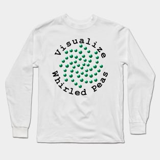 Visualize Whirled Peas Long Sleeve T-Shirt